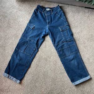 I am Gia wide leg cargo jeans